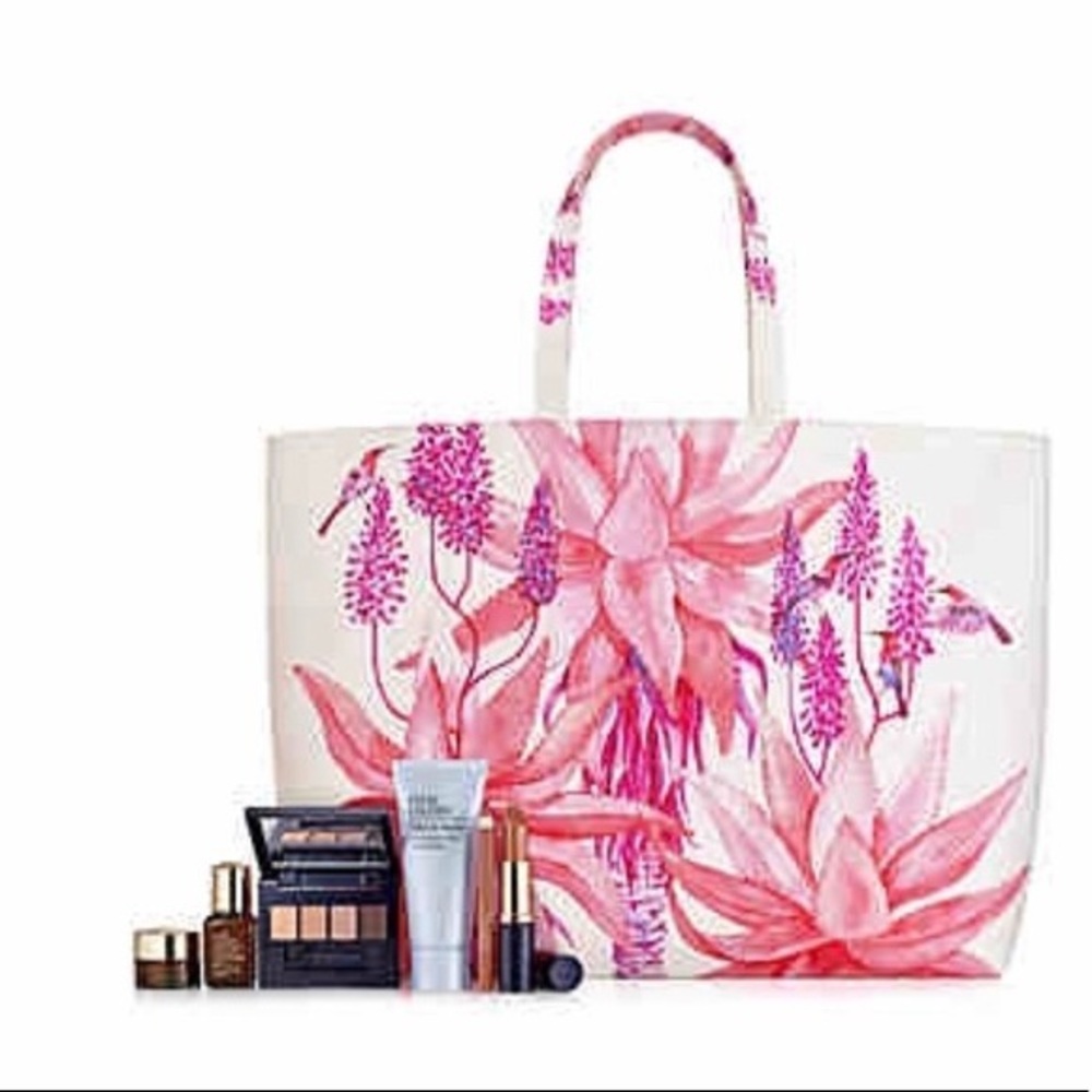 7-Piece Summer Escape Makeup Set with Tote, NWT